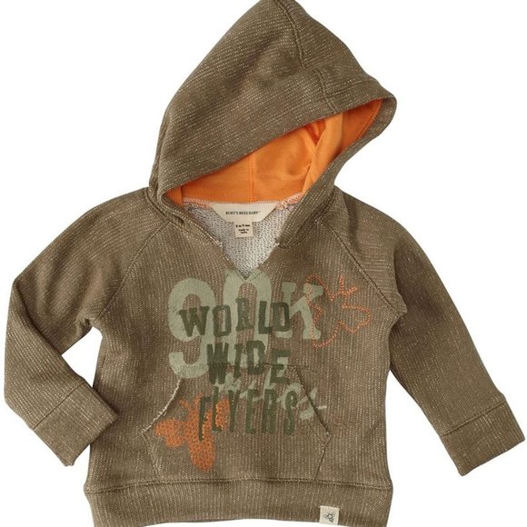 NWT BURT'S BEES BABY World Wide Flyers Hoodie - Picture 2 of 5
